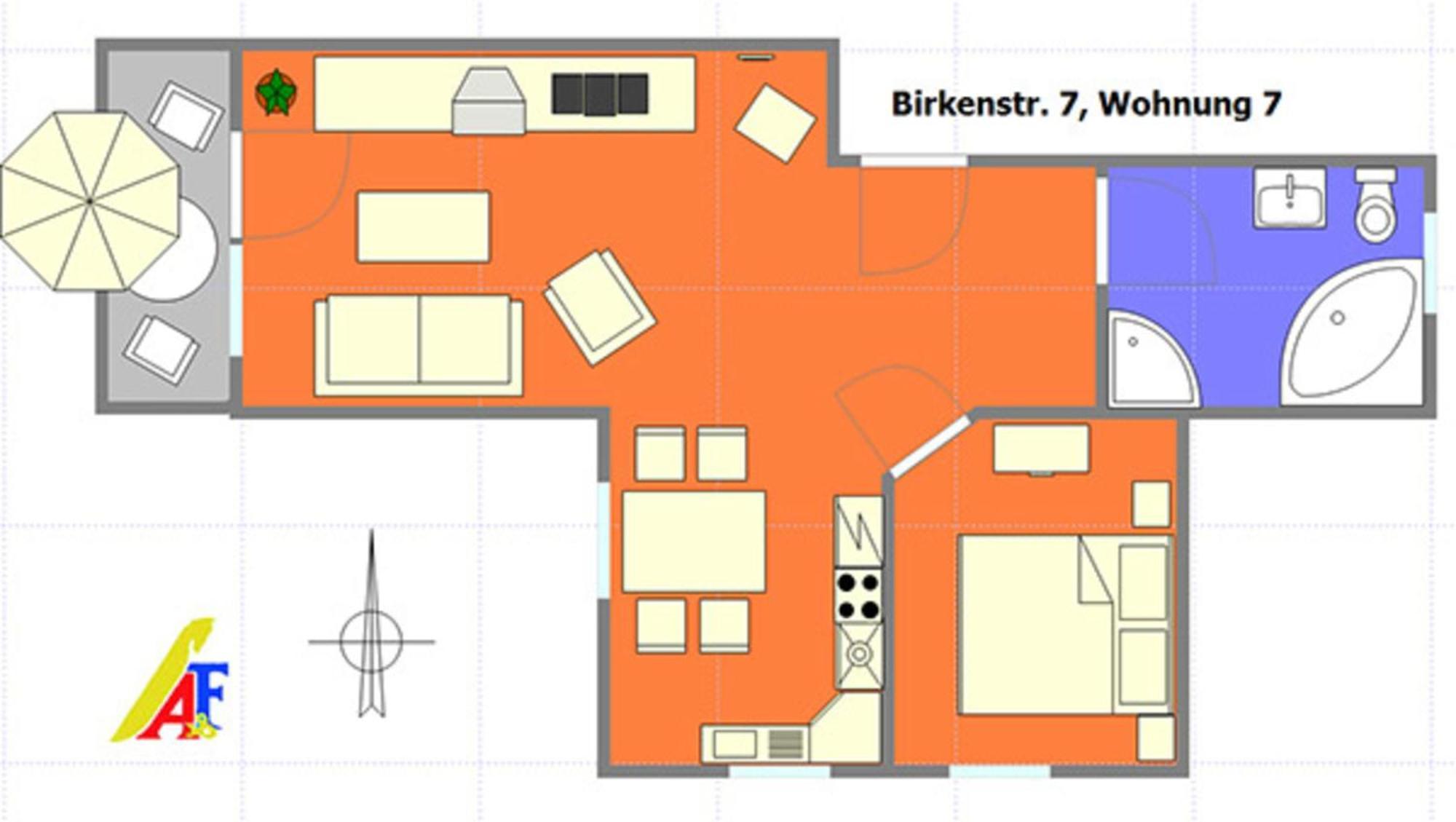 Апартаменти Birkenstrasse 7 Whg 7 Цингст Екстер'єр фото